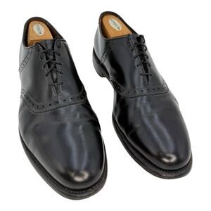 Allen Edmonds Polo Men’s Size 12 D Black Leather Saddle Oxford Dress Shoes